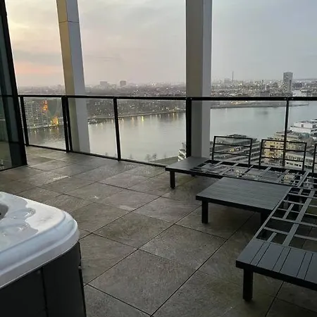 Mooi Penthouse Met Jacuzzi Амстердам